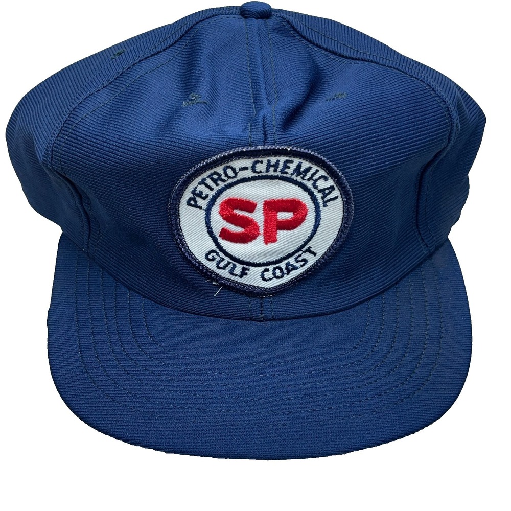Vintage Southern Pacific Trucker Hat Cap Made In USA 80s 90s Patch Petro Oil RR